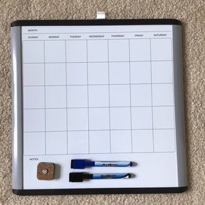 Dry Erase Board Calendar